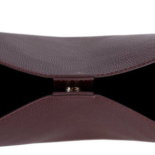 Stella Leather Women's Tote Bag, Burgundy - BlackBrook Case