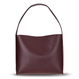 Stella Leather Women's Tote Bag, Burgundy - BlackBrook Case