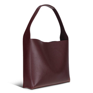 Stella Leather Women's Tote Bag, Burgundy - BlackBrook Case