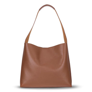 Stella Leather Women's Tote Bag, Tan - BlackBrook Case