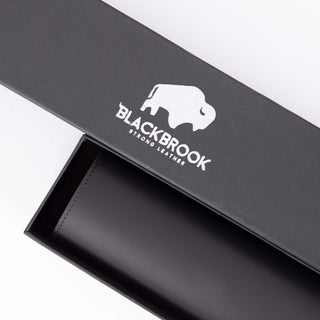 Sutton Leather Desk Mat, Large, Black - BlackBrook Case