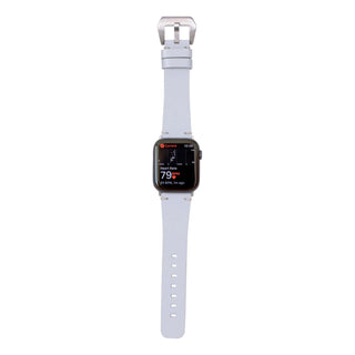 Sutton Modern Band for Apple Watch 44mm / 45mm, Ice Blue, Silver Hardware - BlackBrook Case