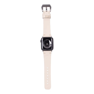 Sutton Modern Band for Apple Watch 45mm / 46mm, Beige, Black Hardware - BlackBrook Case