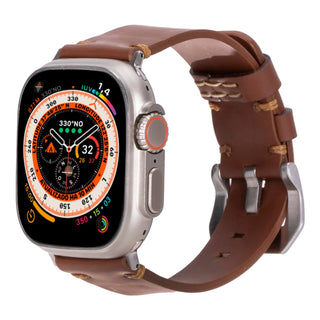 Sutton Modern Band for Apple Watch Ultra 49mm, Brown - BlackBrook Case