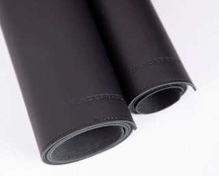 Sutton Leather Desk Mat, Small, Black