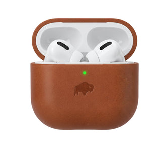 Taylor Leather Case for AirPods 4, Tan - BlackBrook Case