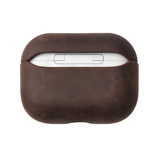Taylor Leather Case for AirPods Pro 3, Distressed Coffee - BlackBrook Case