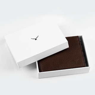 Torino Men’s Leather Bifold Wallet – Mapi Edition, Brown - Mapi