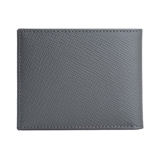 Torino Men’s Leather Bifold Wallet – Mapi Edition, Gray - Mapi