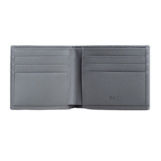 Torino Men’s Leather Bifold Wallet – Mapi Edition, Gray - Mapi