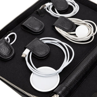 Travel Leather Cable Organizer - UnBranded