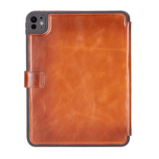 Trigon Leather Folio iPad Pro 11" (2024-M4), Burnished Tan