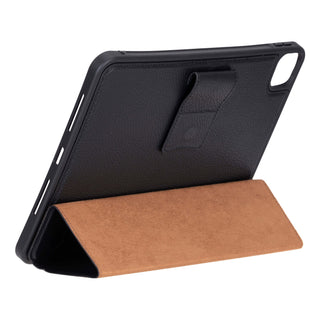 Trigon Leather Folio iPad Pro 13" (2024 - M4), Pebble Black - BlackBrook Case