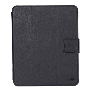 Trigon Leather Folio iPad Pro 13" (2024 - M4), Pebble Black - BlackBrook Case