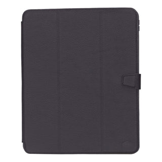 Trigon Leather Folio iPad Pro 13" (2024 - M4), Pebble Black - BlackBrook Case