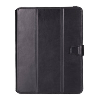 Trigon Leather Folio iPad Pro 13" (2024 - M4), Rustic Black - Bouletta