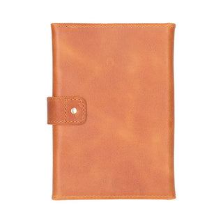 Triple Watch Band Leather Organizer, Golden Brown - UnBranded