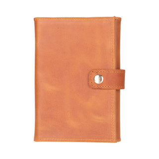 Triple Watch Band Leather Organizer, Golden Brown - UnBranded