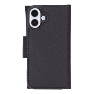 Tudor iPhone 16 Plus Wallet Case, Pebble Black - BlackBrook Case