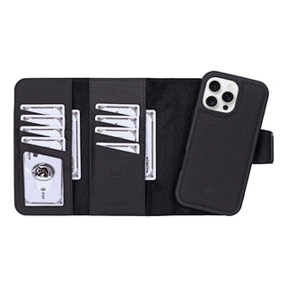 Tudor iPhone 16 Pro Max Wallet Case, Pebble Black - BlackBrook Case