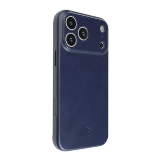 Tudor Tri - Fold Leather Wallet Case iPhone 17 Pro, Deep Blue - BlackBrook Case