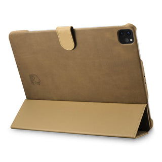 Turner Leather Folio Case - iPad Pro 12.9" (4th Gen) Smart Folio, Coffee - BlackBrook Case