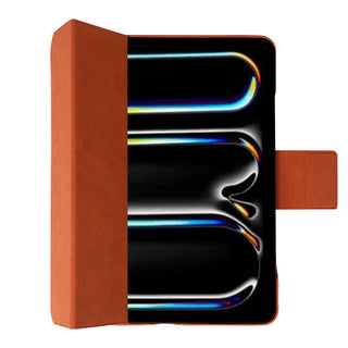 Turner Leather Folio Case - iPad Pro 13" (M4 - M5) Smart Folio, Burnished Tan - BlackBrook Case