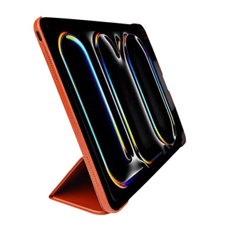 Turner Leather Folio Case - iPad Pro 13" (M4 - M5) Smart Folio, Burnished Tan - BlackBrook Case