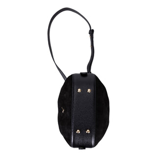 Valentina Suede Leather Women's Bag, Black - BlackBrook Case
