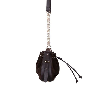 Valentina Suede Leather Women's Bag, Brown - BlackBrook Case