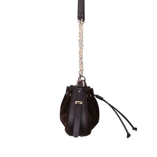 Valentina Suede Leather Women's Bag, Brown - UnBranded