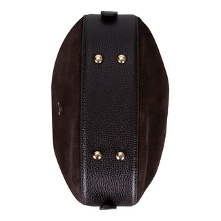 Valentina Suede Leather Women's Bag, Brown - BlackBrook Case