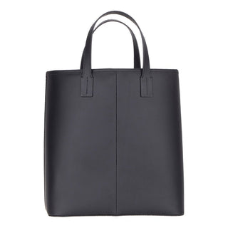 Valley Leather Tote Bag, Black - UnBranded