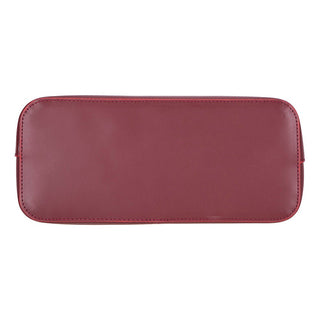 Valley Leather Tote Bag, Bordeaux - UnBranded
