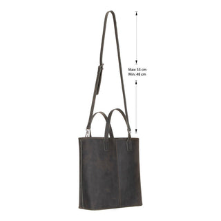 Valley Leather Tote Bag, Cypress - BlackBrook Case