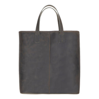 Valley Leather Tote Bag, Cypress - UnBranded