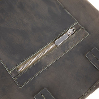 Valley Leather Tote Bag, Cypress - BlackBrook Case