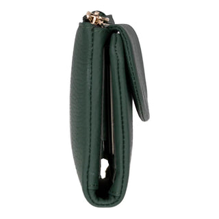 Vellure Leather Women's Clutch, Large, Emerald Green - BlackBrook Case