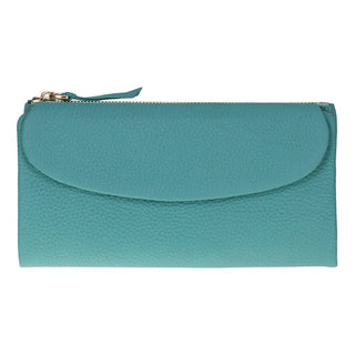 Vellure Leather Women's Clutch, Large, Pine Green - BlackBrook Case
