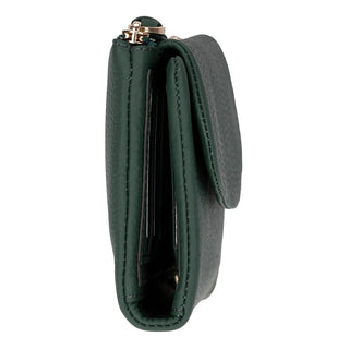 Vellure Leather Women's Clutch, Medium, Green - BlackBrook Case