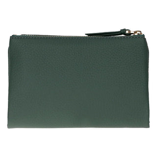 Vellure Leather Women's Clutch, Medium, Green - BlackBrook Case