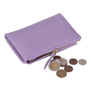 Vellure Leather Women's Clutch, Medium, Lilac - BlackBrook Case
