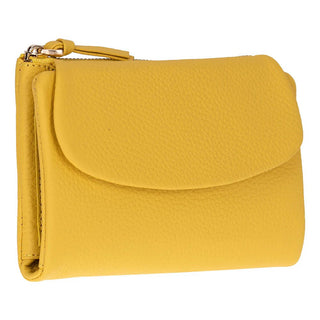 Vellure Leather Women's Clutch, Medium, Yellow - BlackBrook Case
