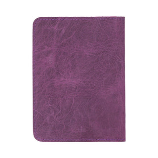 Viaggio Genuine Leather Passport Holder, Mulberry - BlackBrook Case
