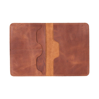 Viaggio Genuine Leather Passport Holder, Sunkissed - BlackBrook Case