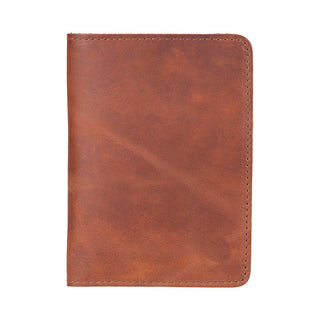 Viaggio Genuine Leather Passport Holder, Sunkissed - BlackBrook Case