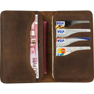 Voyager Leather Passport Wallet - Bouletta