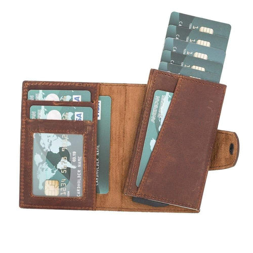 Wade Mini Wallet Detachable RFID leather wallet for essential cards and everyday convenience