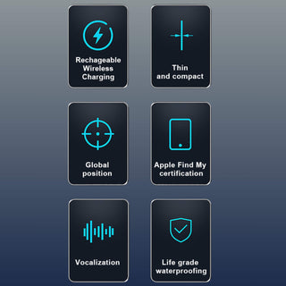 Slim Wallet Finder – Tracking Card Compatible with Apple Find My