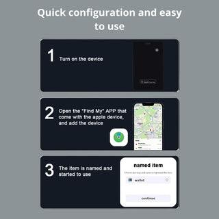 Slim Wallet Finder – Tracking Card Compatible with Apple Find My